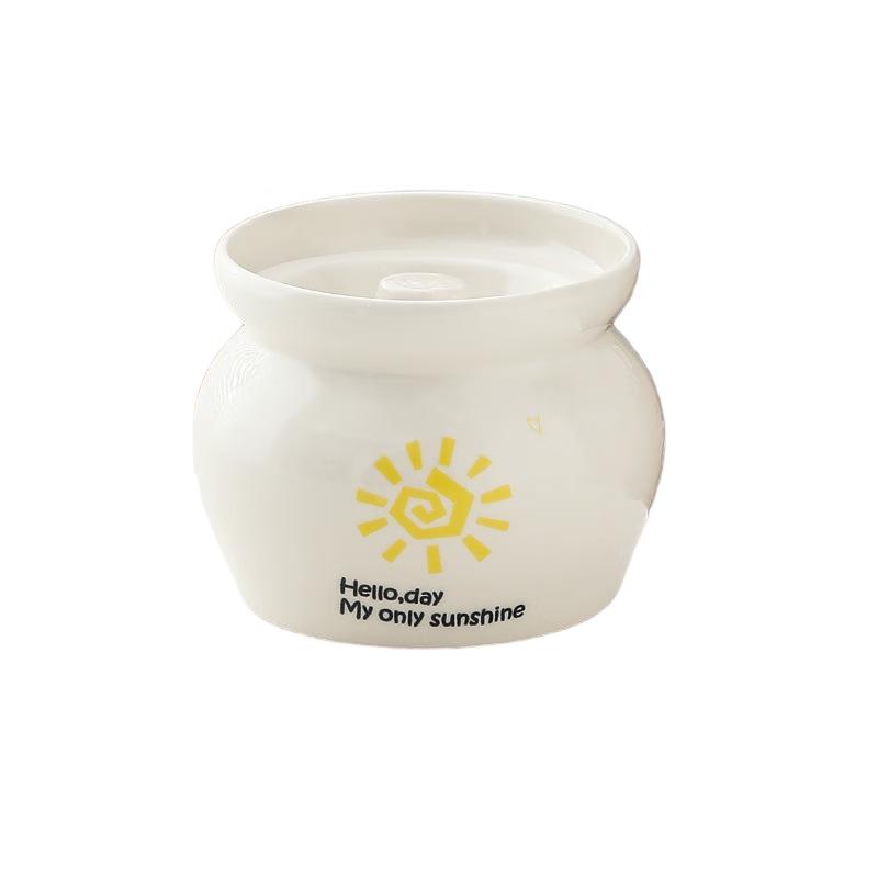 

LISM 450ml Ceramic Stew Pot with Sun Design (3-Pack)