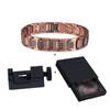 Pure Copper Magnetic Bracelet Homme 14mm Wrist Band Magnetic Bracelet Benefits Health Energy Copper Magnetic Bracelet Arthritis