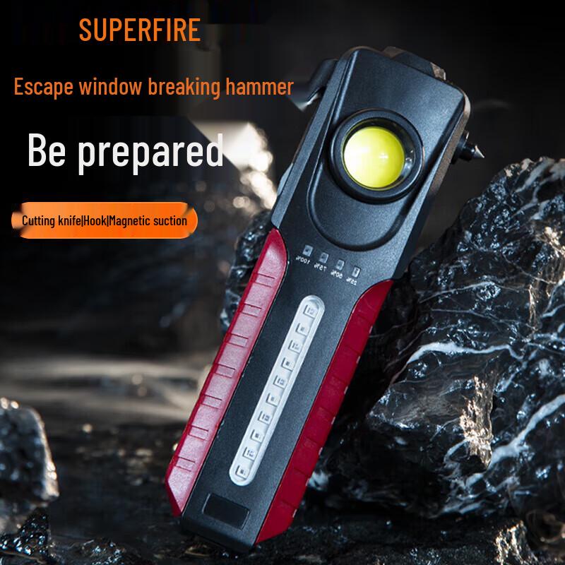 SupFire G6 Rechargeable LED Work Flashlight