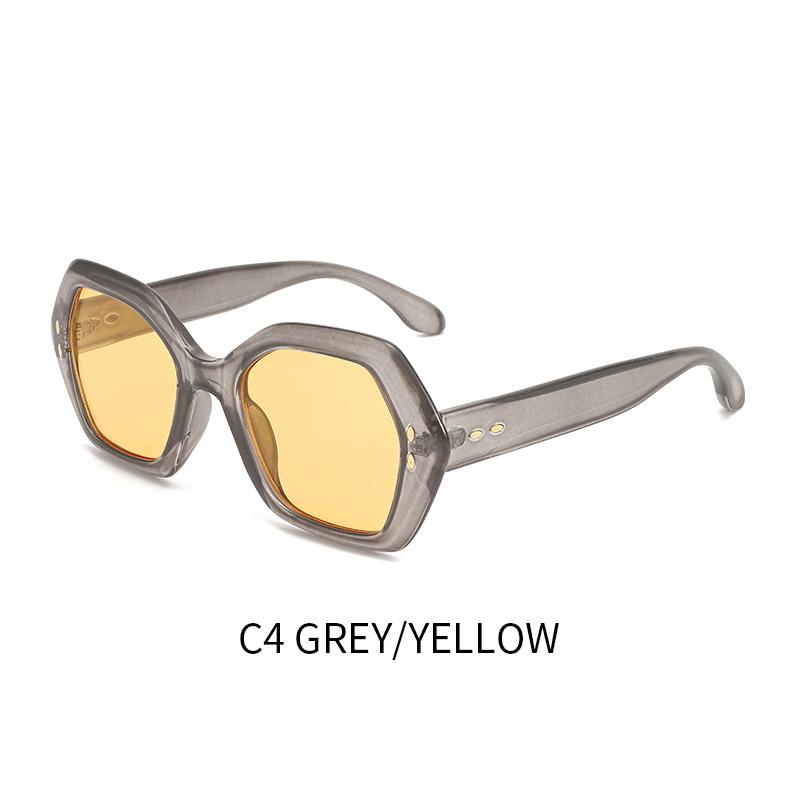 1pc Irregular Retro Polygonal Sunglasses European and American Personalized Trendy Women s Sunglasses Fashion Glasses