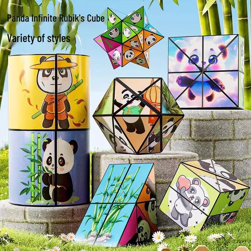 Snaen 3D Geometric Transforming Cube Puzzle