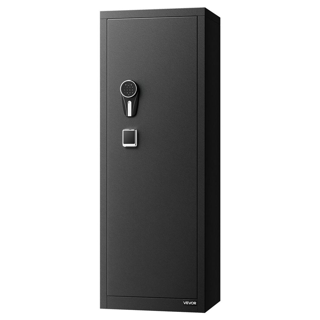 8-10 Gun Safe, Long Gun Cabinet for Rifles and Pistols, Quick Access Rifle Safe with 3 Pistol Pockets and Adjustable Racks, Large Digital Cabinet with