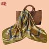 Spring and summer scarves, high-end totem printing versatile decorative scarves, headscarves, silk scarves 91 high-quality satin square scarves