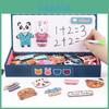 Wooden Magnetic Puzzle Toys For Children Age 1-3 With Animal Dress Up And Intelligence Development