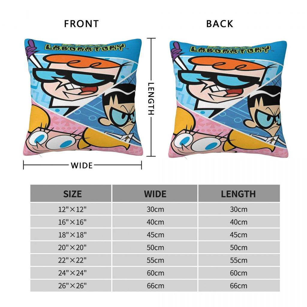 Billy And Mandy Printed Pillowcase Cushion Cover Pillow Covers Soft And Sweet Bedroom Decorations Square Multi-Size