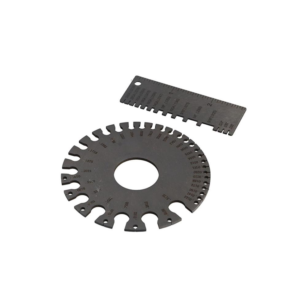 Anti-corrosion 0.3125"-0.007" Scale Plate Ruler Measuring Tool Wire Gauge Thickness Measurement