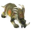 English Details Dinosaur Model Toys Morinda Spiny Shield Ceratops Solid Plastic Ornament