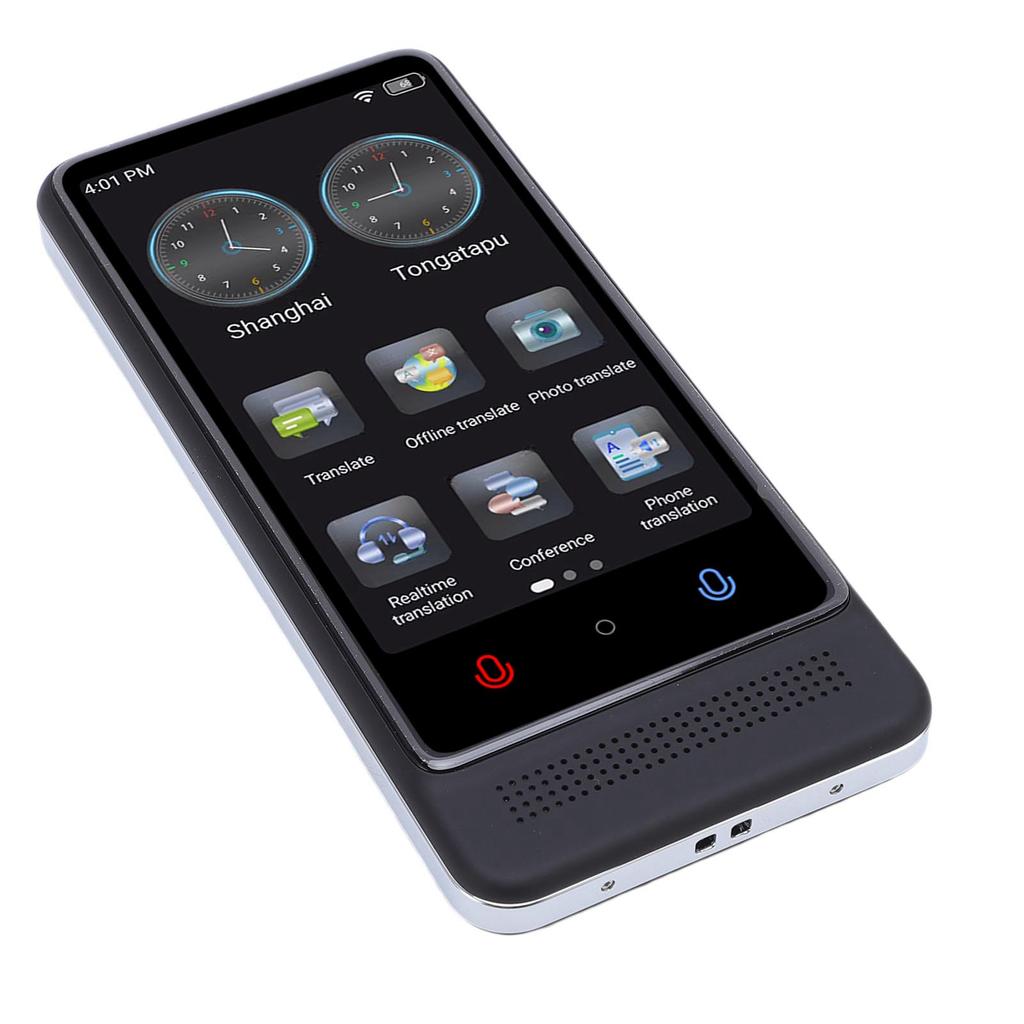 Voice Translator Portable 3.0 Inch Touch Screen 1GB 16GB Real Time Bidirectional AI Smart Voice Translation Device