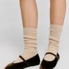 DEPOUND Sheer Knit Socks - Light Beige