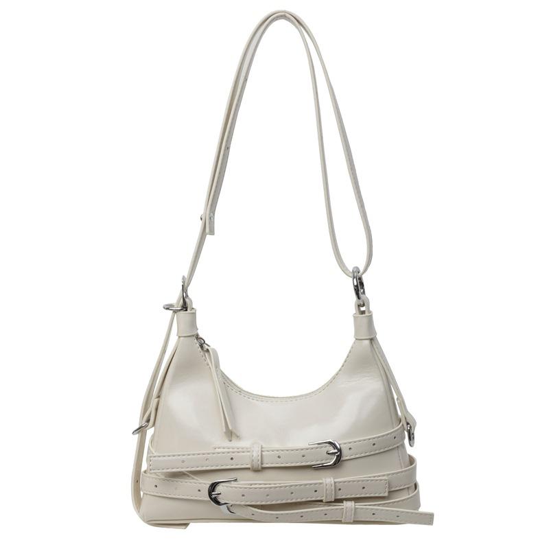 Versatile Crossbody Bag for Women Red Wine Shoulder Bags Monochromatic Texture Fashionable Shopping and Travel Women's Bags