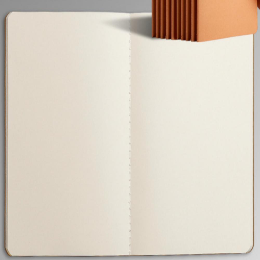 Kraft Total 10pcs Note(mainly Sketch, No Lined)book Brown(5 pcs)+Black(5 Pcs) A5 Set