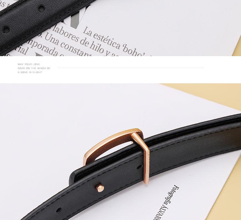 Women's Trendy Cowhide Jeans Belt - 2025 Elegant, Versatile Decorative Waistband