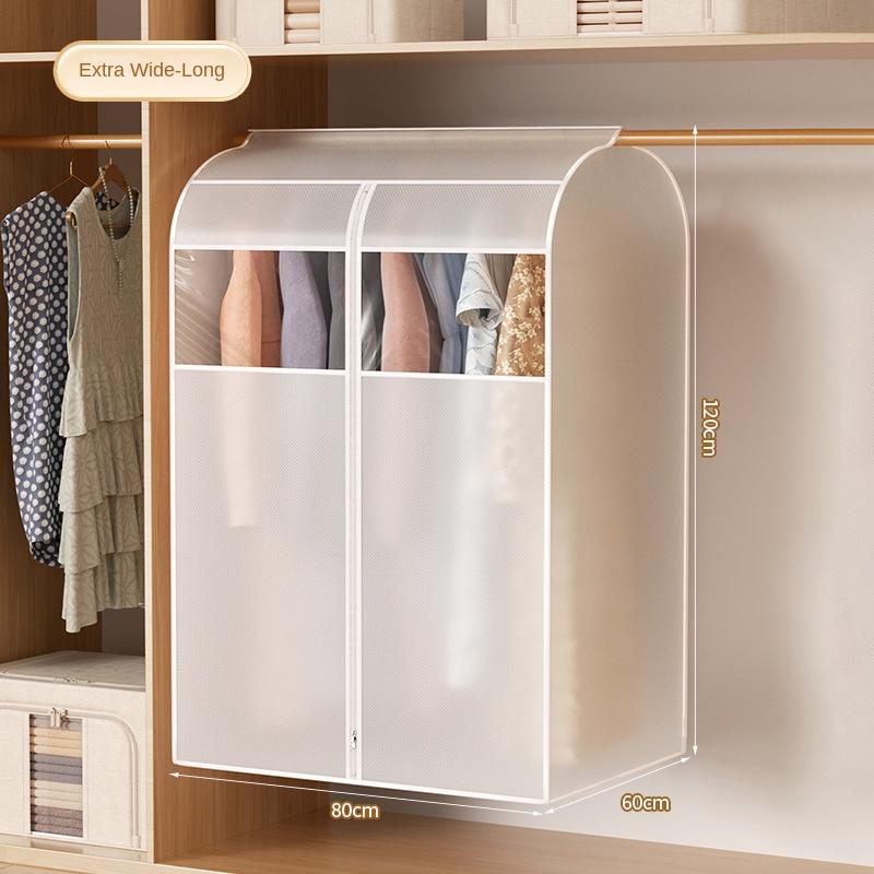 Clothing Dust Cover Quilt and Suit Dustproof Home Organization Installation-free Washable Dustproof Artifact