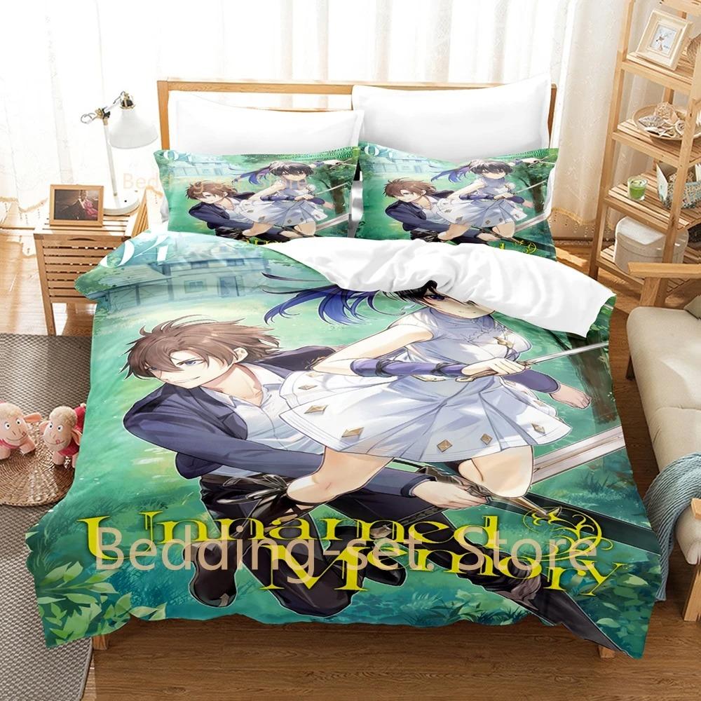 Unnamed Memory Bedding Set Single Twin Full Queen King Size Bed Set Adult Kid Bedroom Duvetcover Sets 3D Anime Bed Sheet Set