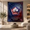 Decorative Tapestry,LOSC Lille FC Printed Wall Art, Lightweight Wall Hanging For Bedroom Background