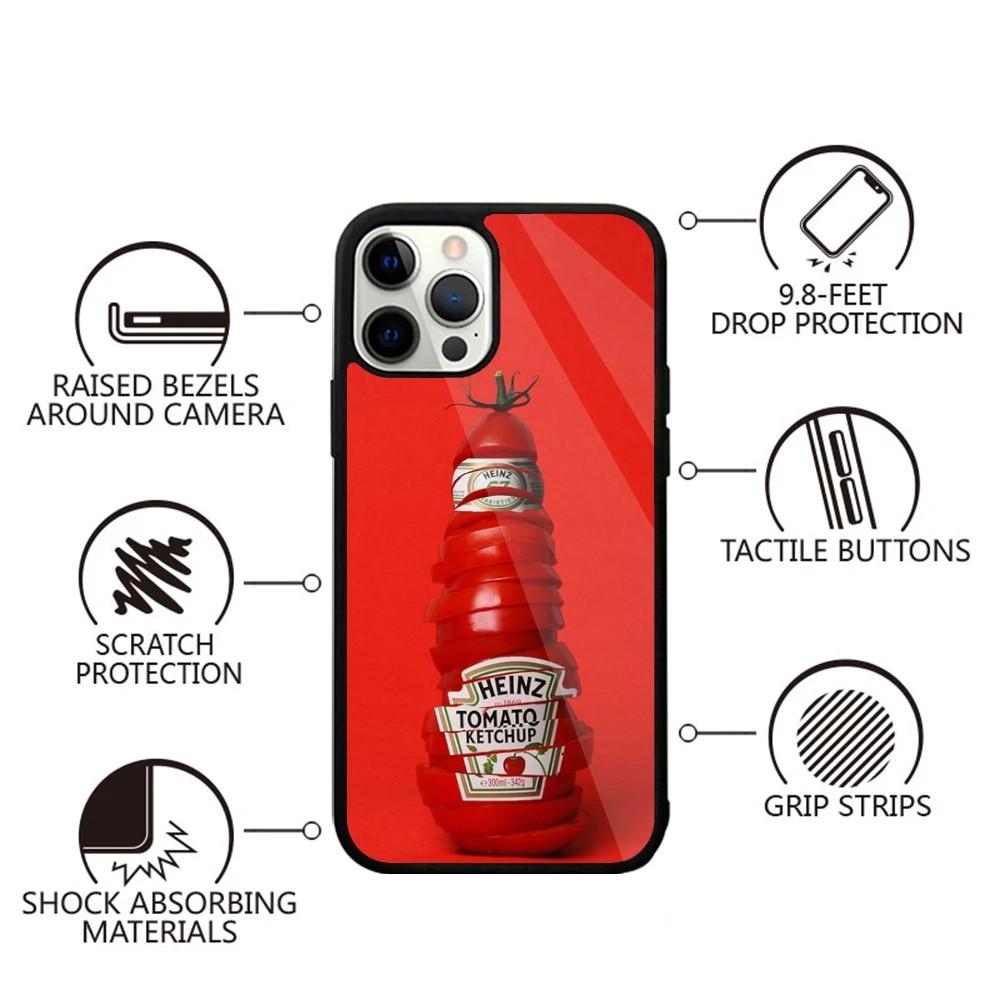 

Heinz Tomato Ketchup Mustard Phone Case For iPhone 15,14,13,12,11,Plus,Pro,Max Mini Magsafe Magnetic Wireless Charging iPhone12PRO