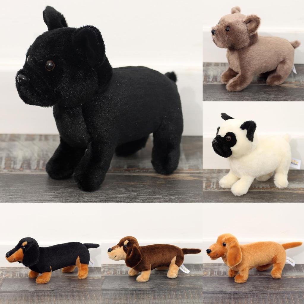 Bulldogs And Dachshunds Plush Dog Toy With Pp Cotton Filling For Kids And Collectors