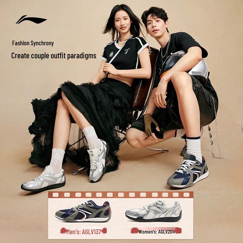 

Li-Ning Women s Film Retro Ballet Soft Sole Casual Shoes AGLV204 40