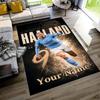 Haaland Personalized Name Floor Rug Office Rug Design for Kitchen Dormitory Foyer Living Rooms Antislip Carpet Office Home Decor