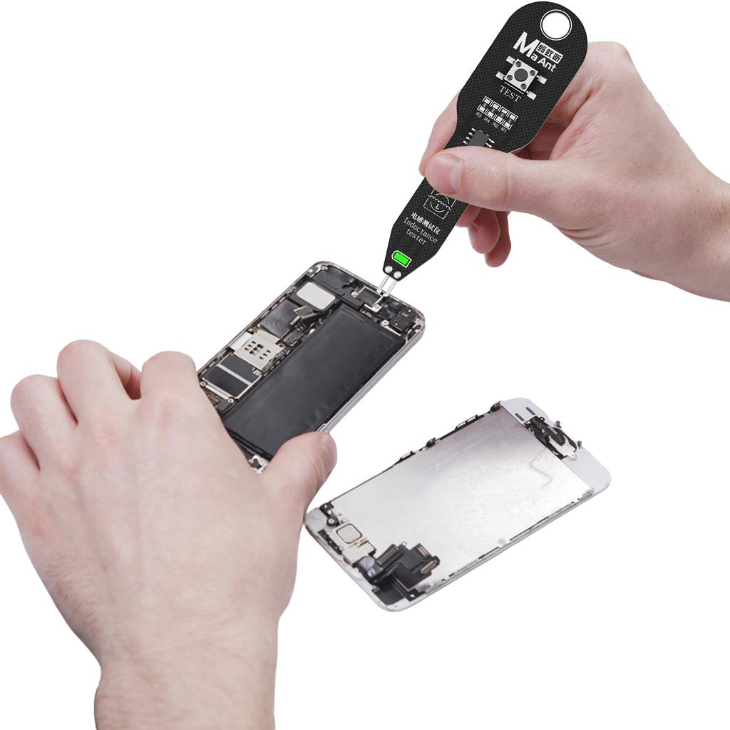 M093 Motherboard Coil Tester Inductor Detector Tool for PC Repair Electromagnetic Induction Quick Fault Check Inductance Tester