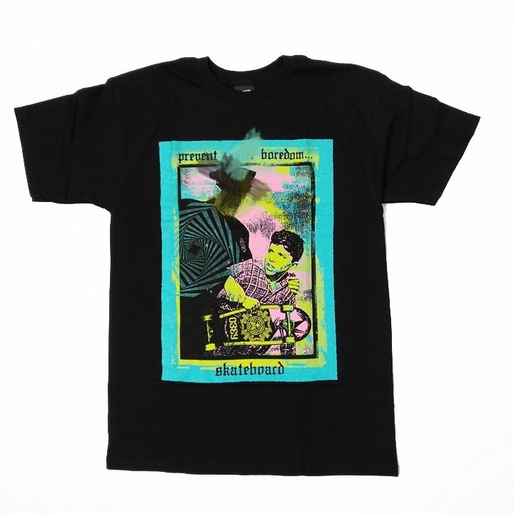 

Prevent Somebody Boredom T-Shirt Loose Crew Neck Trendy Men s Women s Short Sleeve Versatile Vintage Alphabet Pattern T-Shirt 3XL