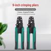 Electrician Crimping & Stripping Tool with Scissors for Wire, Cable, and Terminals