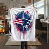 New England Patriots2 Flannel Blanket, High Quality Comfortable for All Seasons, Home Decor, Warmth and Comfort