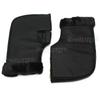 1 Pair PU Motorcycle Handlebar Hand Muffs Waterproof Winter Thickened Warm Handlebar Gloves Riding Gloves for Scooter Motorbike