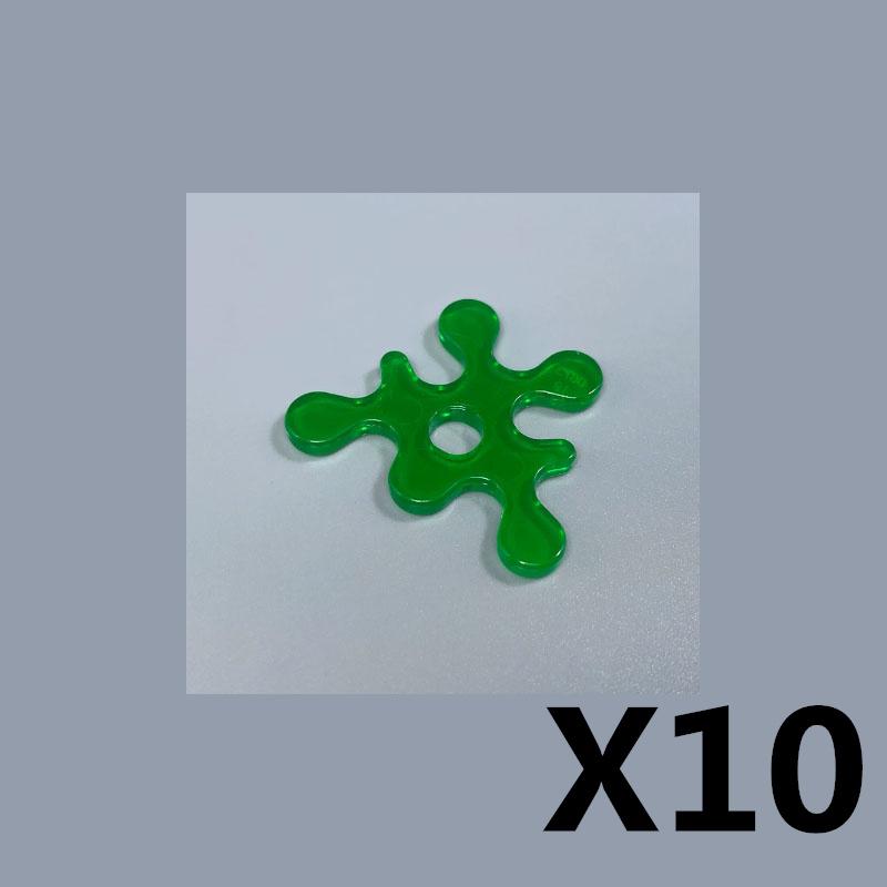 MOC Building Block Liquid Blood  Pool Milk Ice Cube Snowflakes Flame Candles Fire Campfire Accessories DIY Toy Model Bricks A041