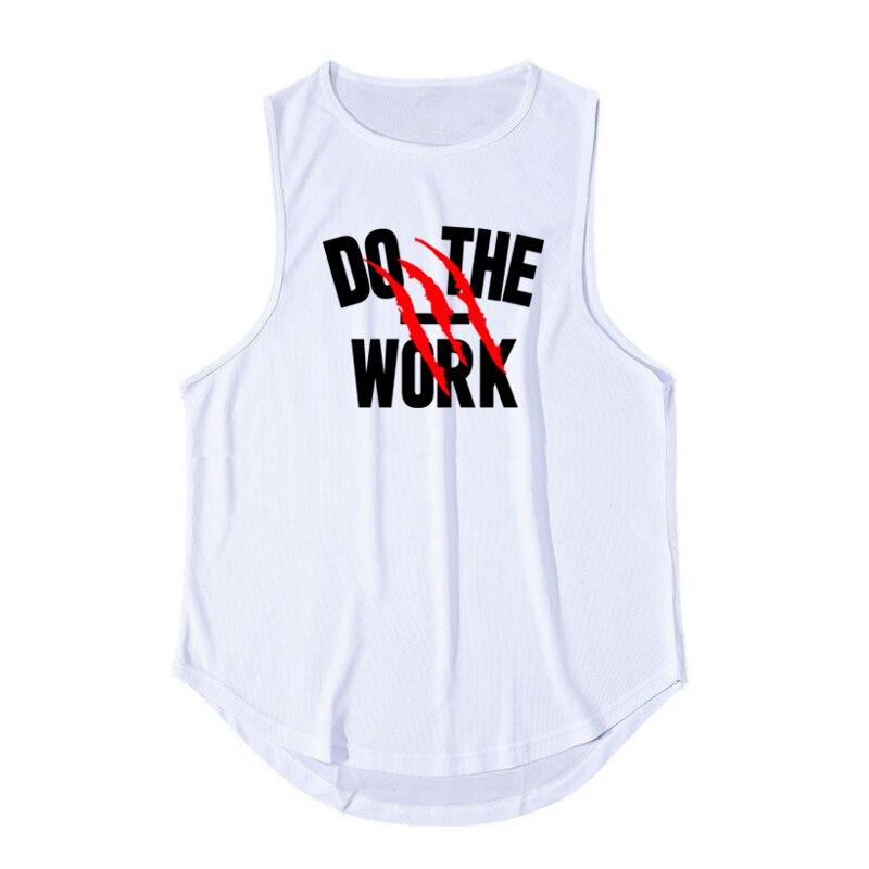 

Мужская спортивная одежда Muscleguys, летние молодежные топы с принтом в стиле поп-фитнес, быстросохнущая индивидуальная майка, спортивная одежда для мужчин XXL белый