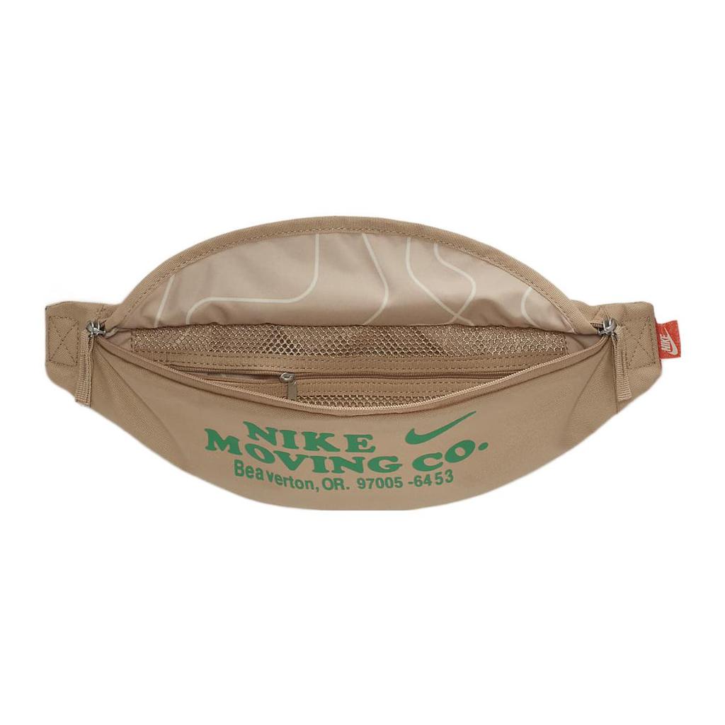 New Nike Heritage Polyester One Shoulder Crossbody Fanny Pack Unisex Yellow DV6072-200