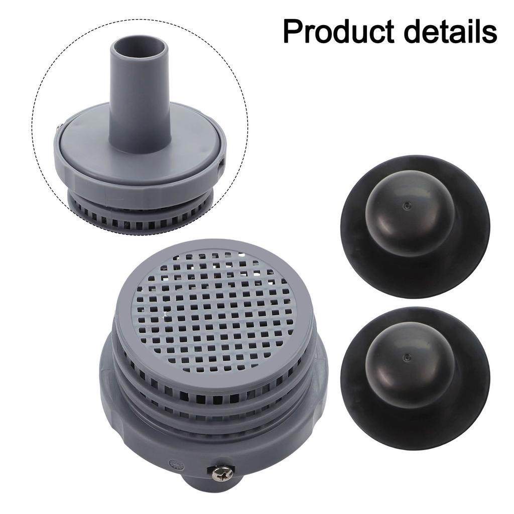 3 Pieces Included Pool Pump Inlet Sieve Connection