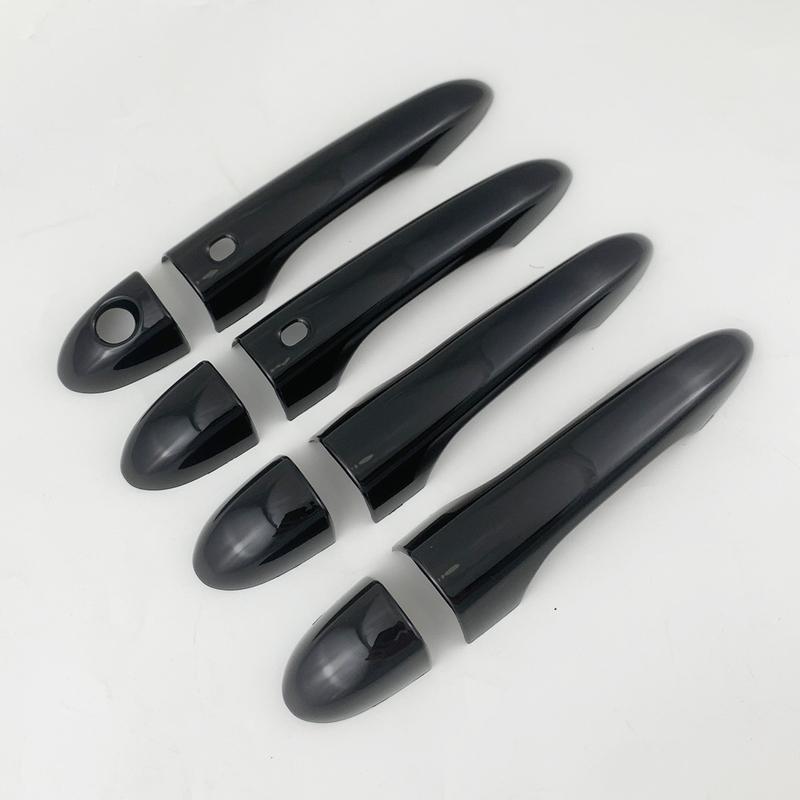 Gloss Black Car Accessories Door Handle Cover Trim Paste Style for Maserati Levante 2016 2017 2018 Ghibli 2014-2018 Quattroporte