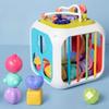 Montessori Baby Toys 0-12 Months Sensory Development Learning Educational Toys Colorful Blocks Sorting Game for Babies Infant
