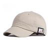 Korean Fashion Short Brim Baseball Cap for Men Women Unisex Casual Outdoor Sun Protection Peaked Cap Vintage Patch Dad Hat
