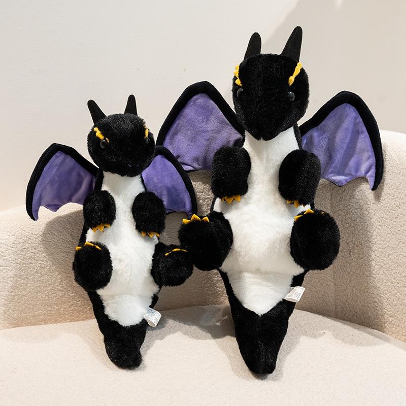 42/55Cm Fly Dragon Plush Toys Cute Animal Stuffed Pillow Doll Kawaii Room Decor Cartoon Soft Model For Kids Xmas Halloween Gifts