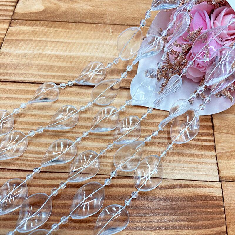 500G Acrylic Bead Curtain Wedding & Party Decor Diy Crystal Garland Chandelier Stage & Tree Decoration Easy Cut Design