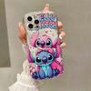 Funda de Teléfono Stitch Ángel Bebé Para Samsung Galaxy S25 S24 S23 S22 FE Plus Ultra A15 A16 A25 A55 A35 A54 A14 A34 A07 A17 Funda Suave
