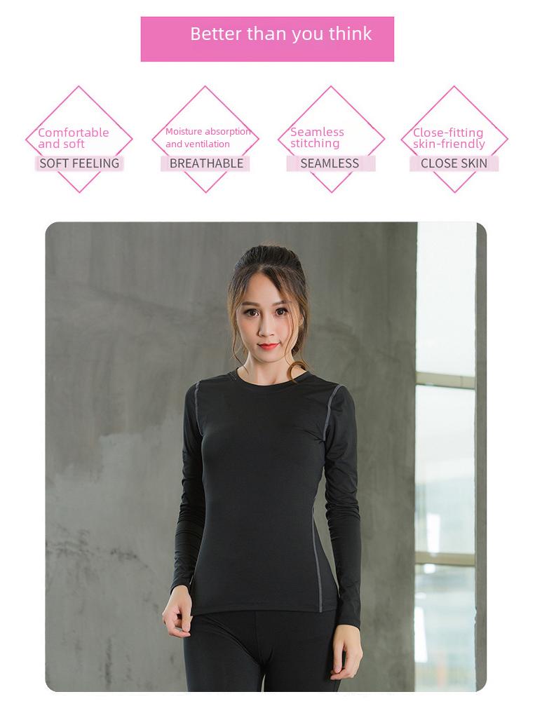 Women's PRO Moisture-Wicking Long Sleeve Yoga Training T-Shirt