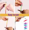 4/1Rolls Rainbow Balloon Ribbon Curling Colorful Shiny Metal Curly Roll Ribbons Strings for Gift Wrapping Wedding Birthday Decor