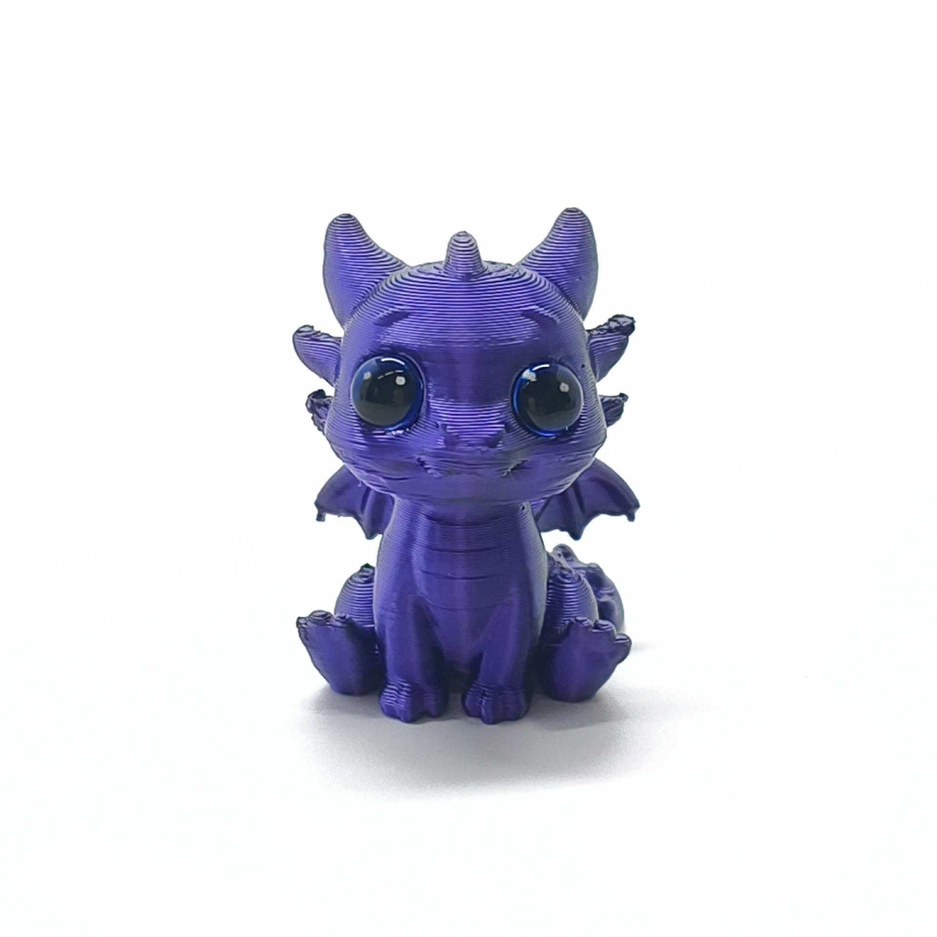 Miniature 3D Printed Flying Dragon Toy - Cute Children s Decor & Ornament Model