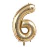 40inch Light Gold Foil Number Balloons for 1st Kids 30th Adult Birthday Party Decoration Supplies Large 0-9 Helium Digit Globos
