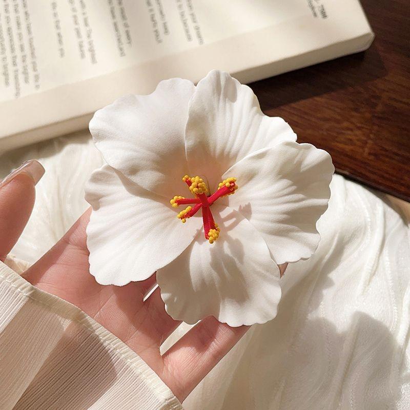Flower Hair Clips Hawaiian Plumeria Hibiscus Flowers Barrettes Bridal Hairpins Rose Hairpin Jewelry Summer Beach Travel Gifts