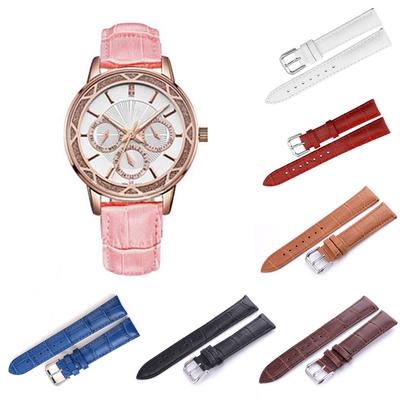 Sostituzione 12/14/16/18/20/22mm cinturino per orologio in vera pelle di vacchetta cinturino per cintura cinturini per orologi da polso accessori per orologi