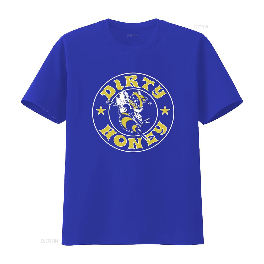 New Limited Edition Dirty Honey Angry Bee Metal Vintage T Shirt For Unisex Vintage Washed Graphic Stretched Casual