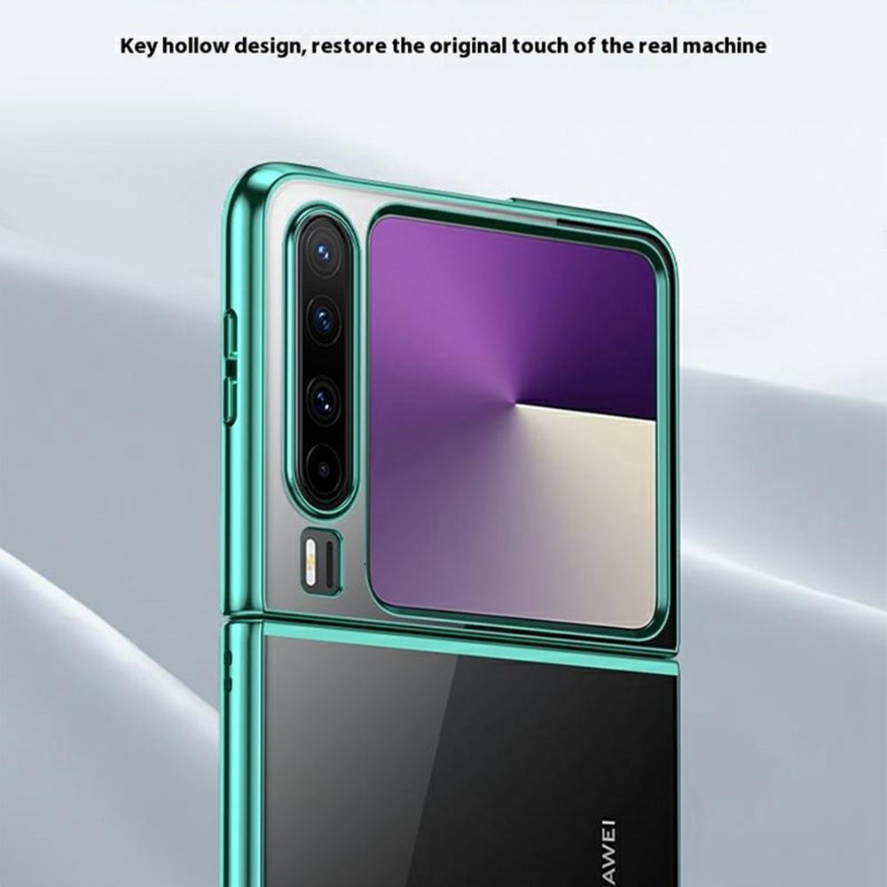 For Huawei Pura X Case Electroplating Transparent PC Phone Cover