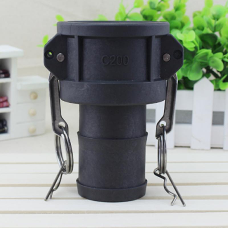 1 st/3 st DN15 till DN50 Plast Kamlås Kopplingar 1/2" till 1" Snabbkoppling PP Adapter Rördelar