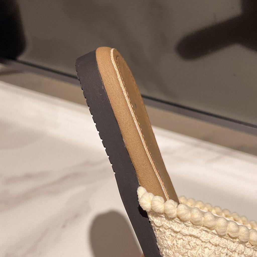 2025 Bohemia Cross Summer Retro Fairy Woven Flat Slippers