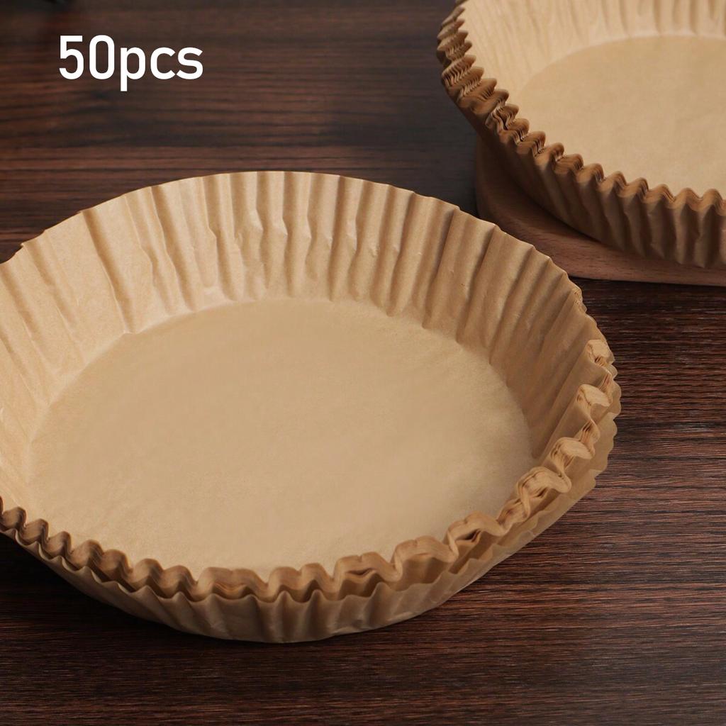 50pcs-Air Fryer Liners, Non-Stick Paper Sheets for Roasting & Microwave - Easy Cleanup, Individual Sheets for Healthier Cooking