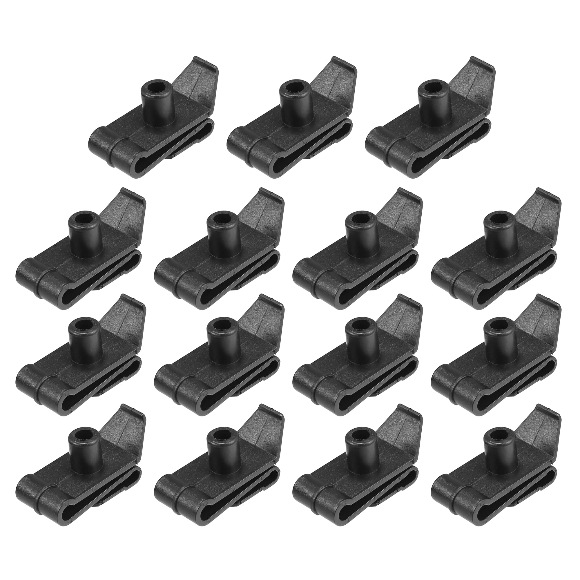 

VekAuto Bumper Clip Bumper Fender Fastener Clip Rivet Retainer U Nut for Le xus GX460 2010-2023 Nylon Black 15pcs 4.3x1.9x2.2cm чёрный